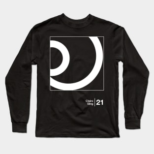 Clairo - Sling / Minimal Graphic Design Tribute Long Sleeve T-Shirt